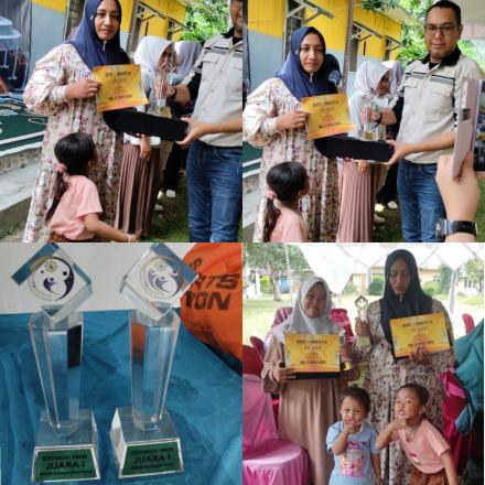 PKK Desa Gunung Batu Mendapatkan 2 Piala  pada kegiatan BERTAMASYA AWARDS